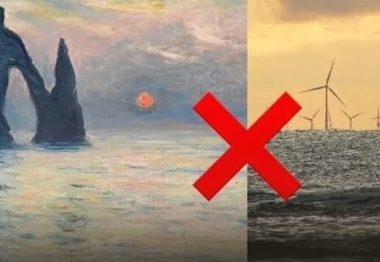 Pétition Non aux éoliennes géantes devant Etretat
